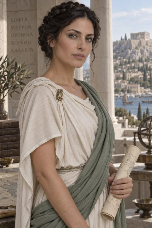 Imagined portrait of Athena